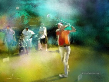 Impressionismus Werke - Golfplatz 07 impressionistischer